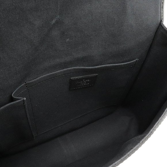 LOUIS VUITTON Louis Vuitton Taiga Andrey Shoulder Bag Leather Ardoise Black M... - Picture 5 of 7